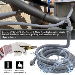 Durable 100ft Liquid-tight Conduit 1/2″ Dia – Easy Installation, UV Resistant