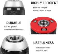 Versatile 1/2″ Keyless Drill Chuck for Multiple Brands – 1.5-13mm Capacity