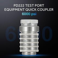 PD222 Series PD Steel Test Port and Diagnostic Equipment Quick Coupler 1/8″-27