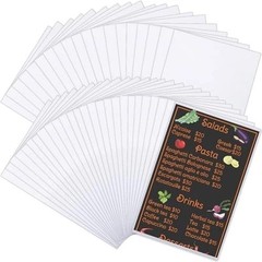 45 Clear Plastic Menu Sleeves Legal Size 8.5 x 14 Rigid Protectors Restaurant