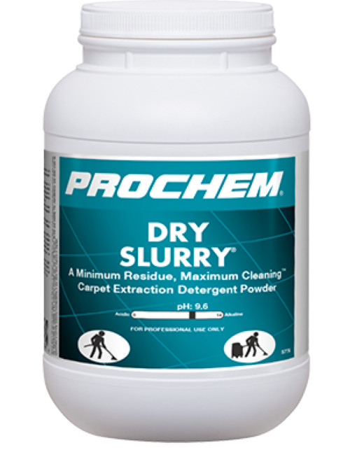 Prochem Dry Slurry Powdered Cleaning Concentrate for Carpet, 6 Lb Jar