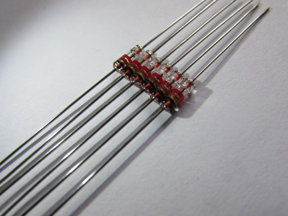 1N34A ITT GENUINE GERMANIUM GOLD BONDED DIODE HIGHEST QUALITY ON THE MARKET 6pcs