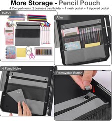 Thicker Clipboard with Storage, Internal Pen Pouch Included, A4 / Letter Size