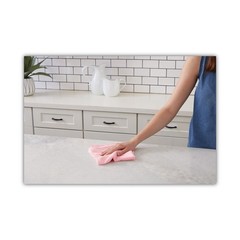 Boardwalk 16PINCLOTHV2 16 in. x 16 in. Microfiber Cloths – Pink (24/Pack) New