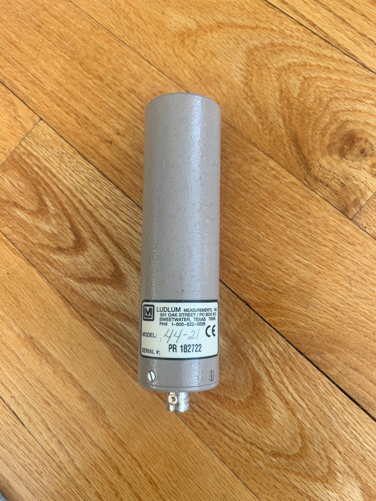 Ludlum 44-21 Na(TI) Beta/Gamma Scintillator Radiation Detector Probe CLEAN,WORKS