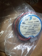 NOS Jun Tuo TY-50B E212993 Synchronous Motor 110V-120V 4W 5/6 RPM CW/CCW New