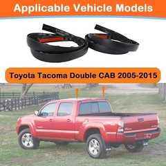 2Pcs Roof Drip Molding Weatherstrip Fit for Toyota Tacoma Double CAB 2005-2015,