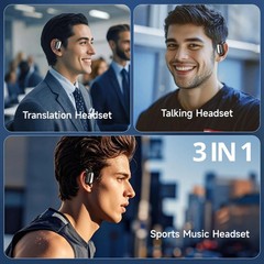 AI Translation Earbuds Real Time 144 Language Translator Earbuds for iPhone a…