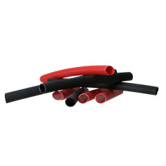 1 Pack XFITTING 270 PCS Heat Shrink Tubing Kit, 3:1 Adhesive Lined, Black & Red