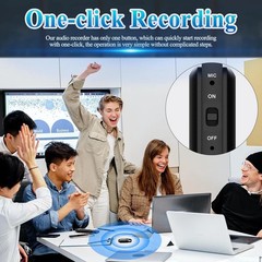 64GB Digital Voice Recorder with Playback – 750 Hours Activated