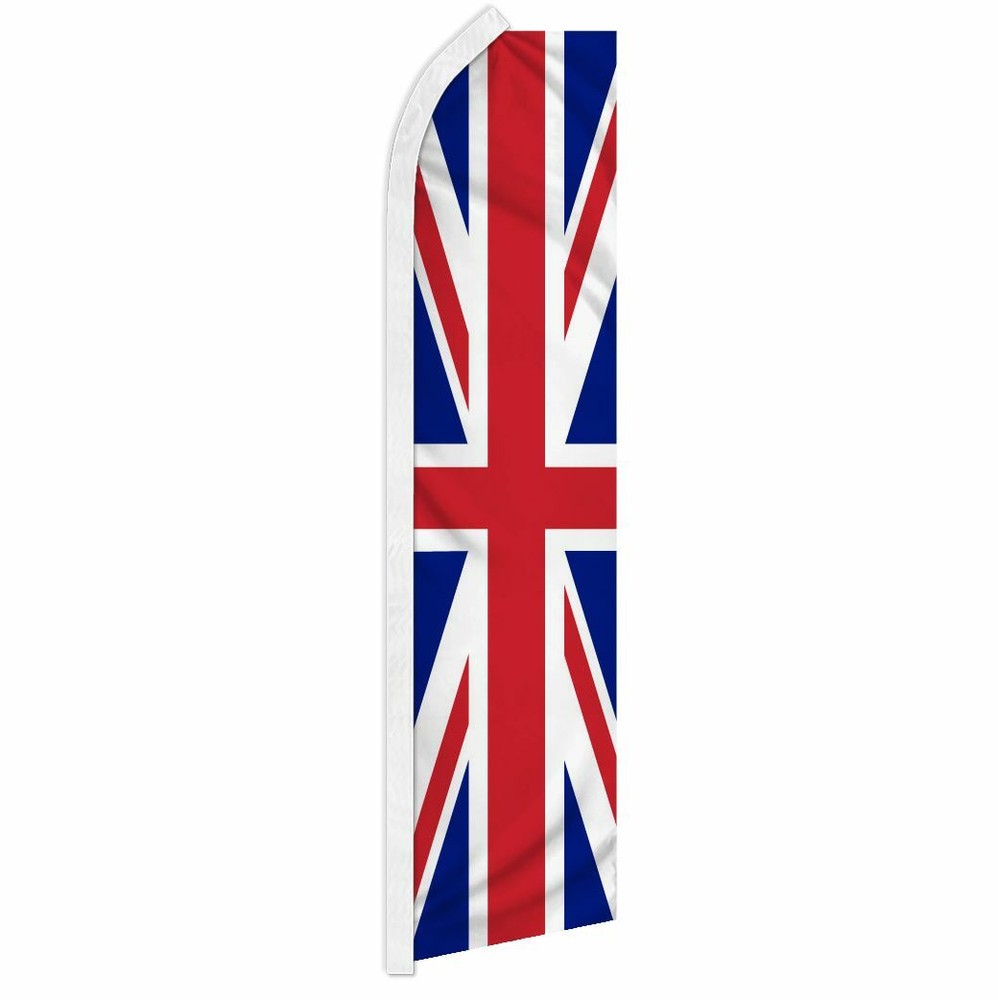 “UK” advertising super flag swooper banner business Union Jack United Kingdom