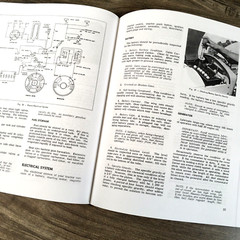 Set Massey Ferguson 202 204 Tractor Service Manual Parts Operators Repair Shop