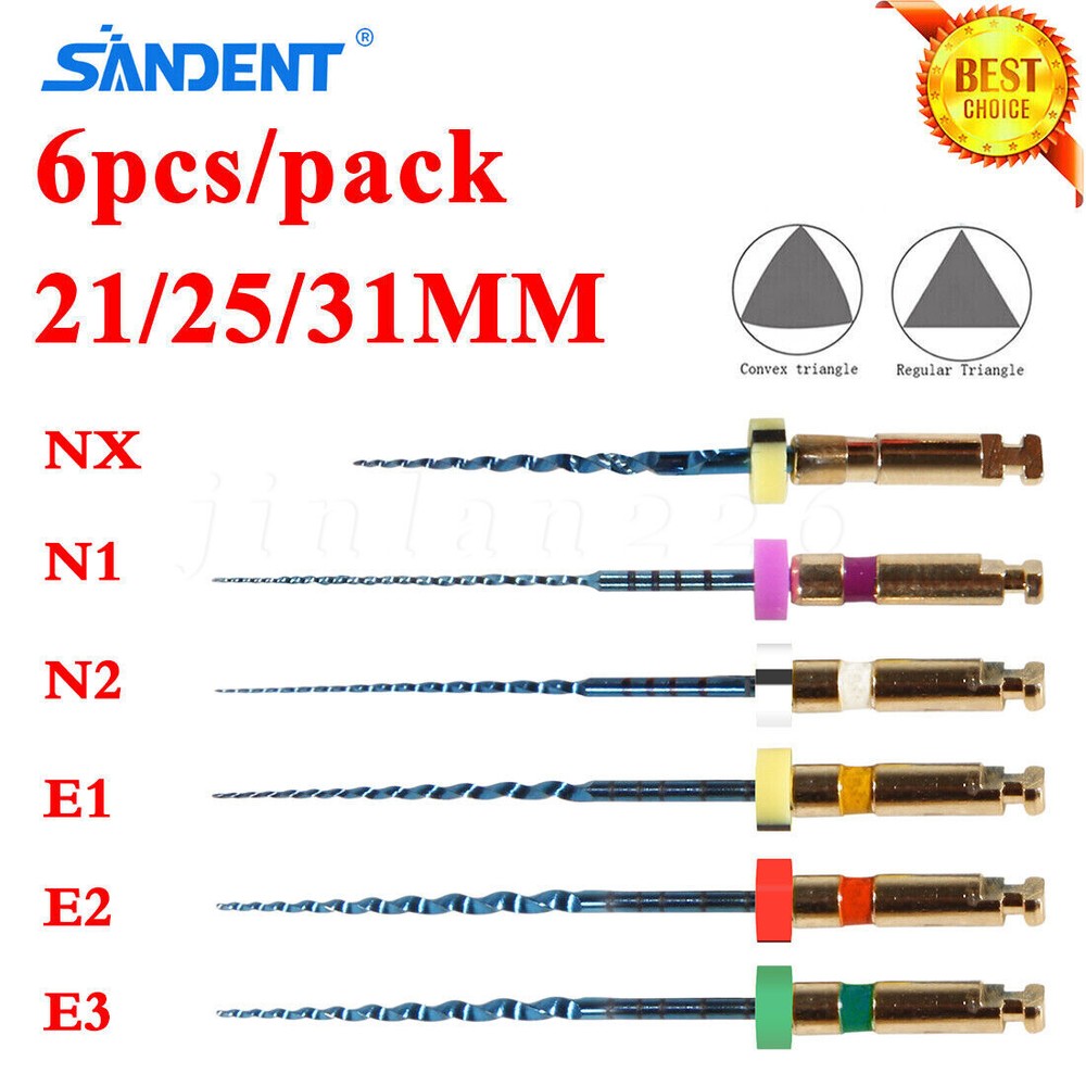 Dental Endo X-Pro NITI Gold Taper Files Endodontic Rotary NX-E3 File 21/25/31mm