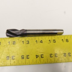 Kennametal 39/64″ Diam. 2 Flute Twist Solid Carbide Drill 118° 1/2″ Shank
