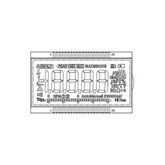 Display for FLUKE 83V, 87V, 88V Digital Multimeter 2065213