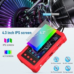 3.5m 1080P HD 3.9MM 4.3″ Screen Industrial Endoscope Borescope Inspection Camera