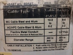 ARLINGTON 45AST SNAP2IT MC CONNECTOR FOR MC/AC/FLEX, 1/2-INCH, (50-PACK)