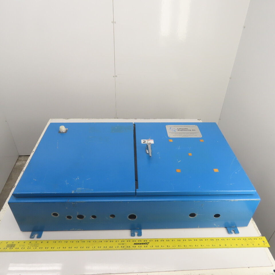 Hoffman A-244208WFLP Type 12 24″ x 42″ x 8″ Electrical Enclosure W/ Backplate