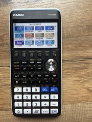 Casio fx-CG50 Graphing Calculator, Large Backlit LCD Display, Battery