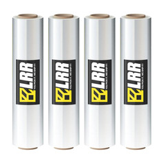 4 Pack Clear Stretch Wrap 15″ x 1200 ft PE Film Heavy-Duty Pallet