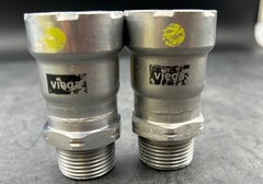 Viega 25106 , MegaPressG 3/4″ P x MPT Carbon Steel Adapter (SET OF 2)