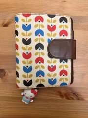 Vintage Tulip Flower Franklin Covey 365 Ring Planner Filofax Dupe Organizer
