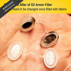 O2 Armor Nose Filters for Welders & Allergies – Assorted Sizes, Clear