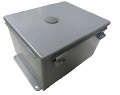 ✌ NEW ELECTRICAL ENCLOSURE 10X8X6 W/ TERMINALS & BACK-PLATE WEATHER TIGHT