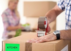 Royal Green Rectangular Color-Coding Labels Roll 101x50MM (4 Inch x 2 Inch)