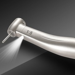 1:5 Electric High Speed Dental Handpiece LED Optic Fiber Contra Angle 4 Spray