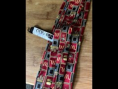McDonald’s Necktie Gold Blue Red Brown Ascot Tie Scarf, Barco Uniform Accessori