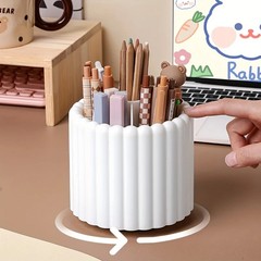 Modern 360° Rotating Desk Organizer – Compact Pen Holder