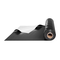 6Mil Plastic Sheeting Roll 10 x 100 FT Heavy Duty Film Black & White