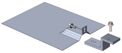 Magerack L Foot & Top-Mount Z Bracket Flashing Solar Panel Module Installation