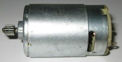 24 V – 1800 RPM – Slow Speed Electric DC Motor w/ 12T Steel Gear – High Torque