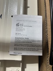 TII Technologies PMT Series Pole Mounted Terminal Box P/N 92254301 NEW