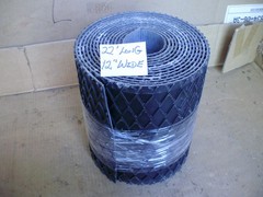 Conveyor Belt, Incline, Textured/ Cleated, Rubber, 12 to 24in widths