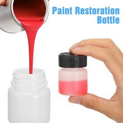 6 Pack 1 Oz Paint Touch up Bottles with Lid and Applicator Brush, Small Empty…