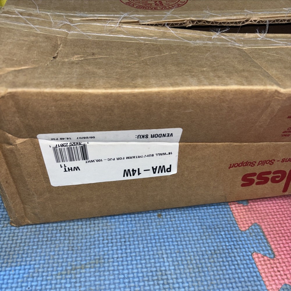 PEERLESS AV PWA-14 / PWA14 – White – Open Box – New Old Stock