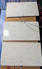 3pc Aluminum LED Plate Panels 150W High Power SMD 3030 Custom Lighting DIY Lot