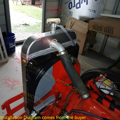 3 Rows Radiator Fits 1939-1952 Ford 8N 9N 2N Tractors AR2018 8N8005 86551430