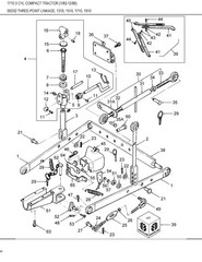 1710 Compact Utility Tractor Service Parts Catalog Ford 3 Cylinder Diesel