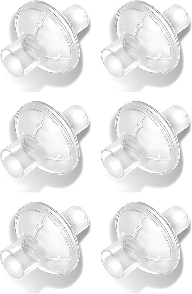 Nispira in-line Outlet Bacteria Filter for CPAP/BiPAP Machine 25mm /22 mm 6 Pks