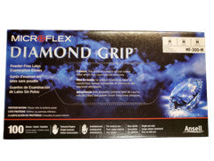 Ansell MF-300-M Exam Gloves,Rubber Latex, Powder Free, Medium 100 count