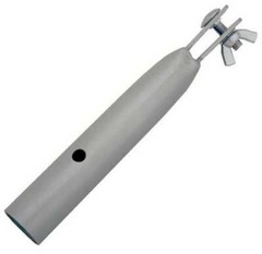 Kraft Tool Cc332 Push Button Handle Adapter,1-3/8 X 8 In