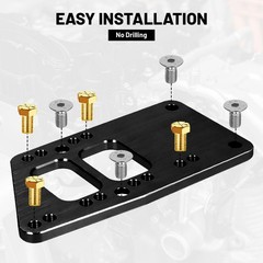 for LS Swap Motor Mounts Adapter Plates – for SBC Vehicle to LS Engine Adjust…
