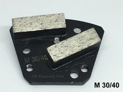 Trapezoid Double Rectangle 2 Segments Grinding Polishing Medium Bond 30 Grit