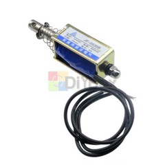 1-10x DC Solenoid Valve Electromagnet 12V Spring Push-Pull Through Type JF-0530B