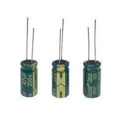 10pcs 200V 47uF 10x20mm High Frequency Aluminum Electrolytic Capacitor TV LCD