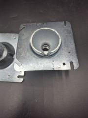 Lot of (2) 4 Inch Swivel Fixture Hanger with 4 holes in the plate Free Shipping